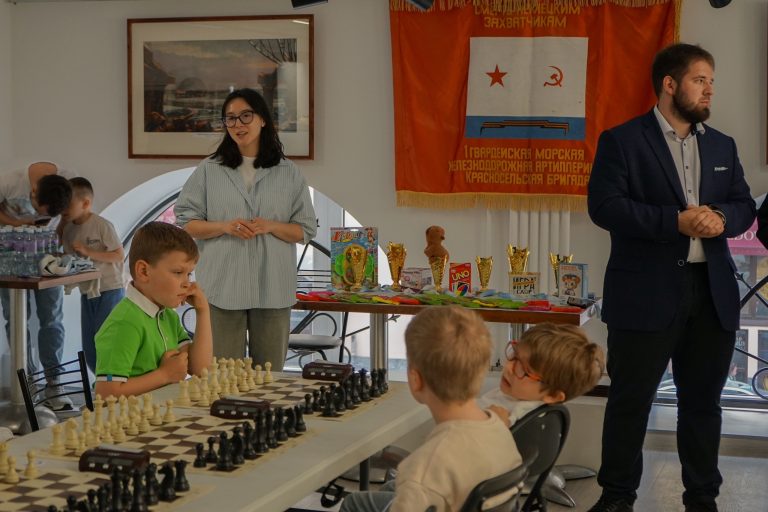 Шахматный турнир в  музее мостов