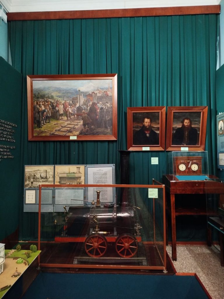 Первый русский паровоз в искусстве