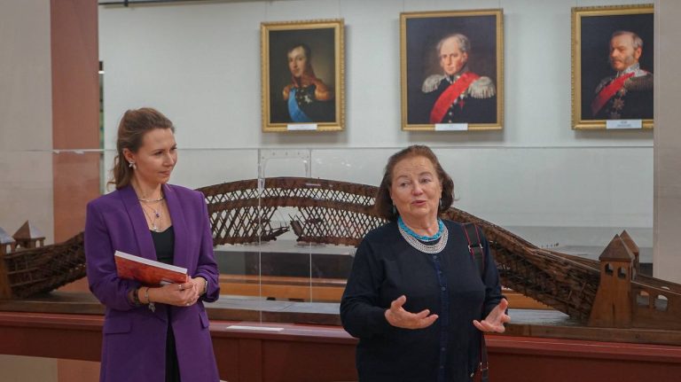 Открытие выставки «Интеллигент мостостроения»