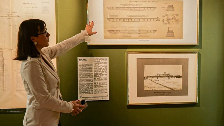 Открытие выставки «Интеллигент мостостроения»