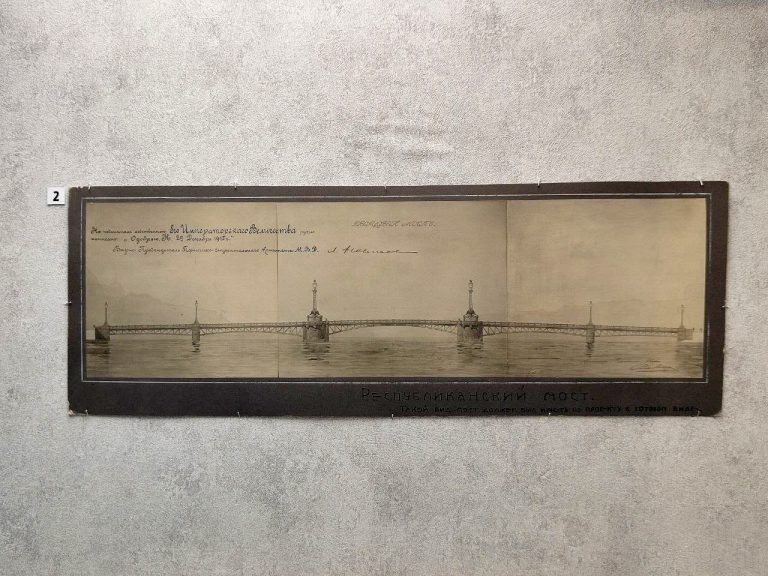 Сооружение постоянного Дворцового моста