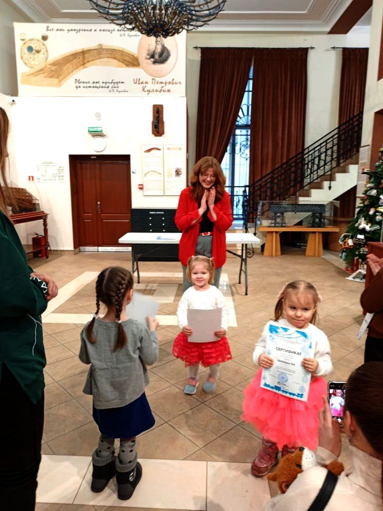 Награждение участников конкурса «Новогодняя мастерская» в Музее мостов