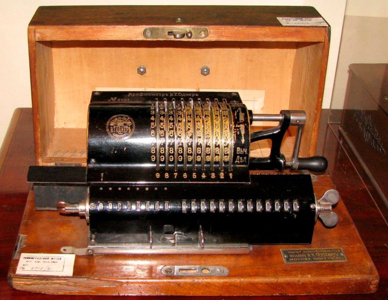 Арифмометр Однера на железных дорогах России