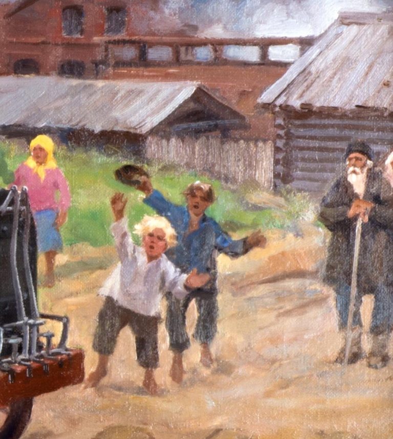 5. свидетели прибытия первого русского паровоза