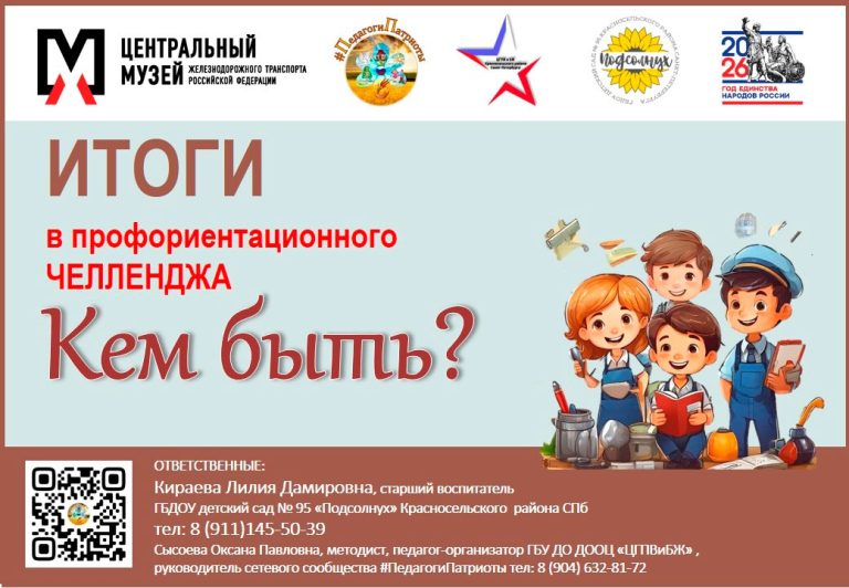 Итоги конкурса «Профессии глазами детей в образе куклы»